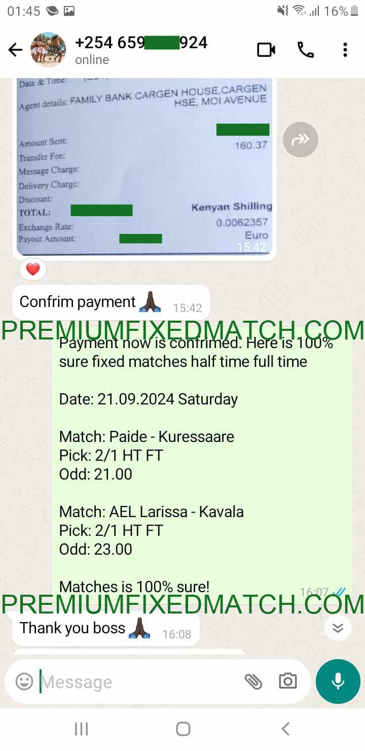 Fixed Matches