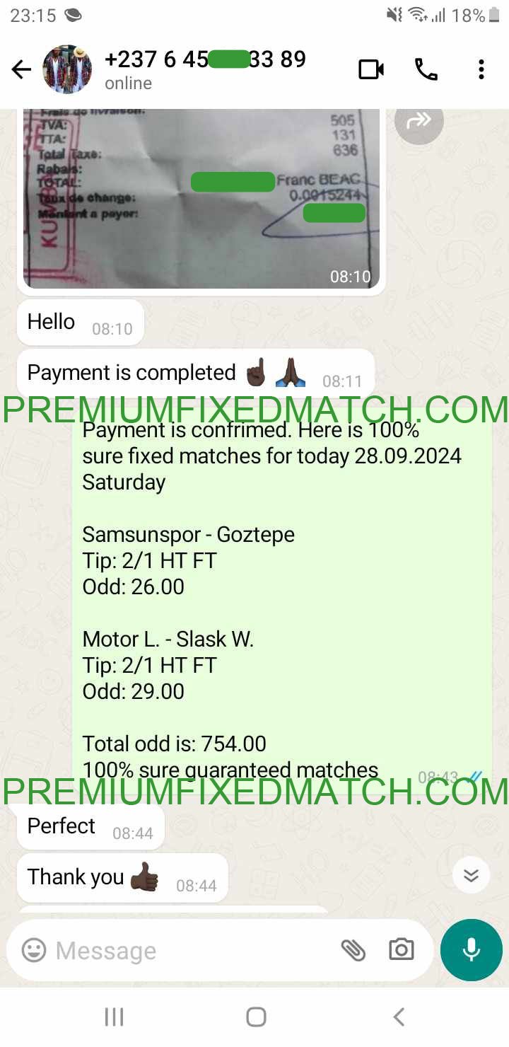 Buy Fixed Matches