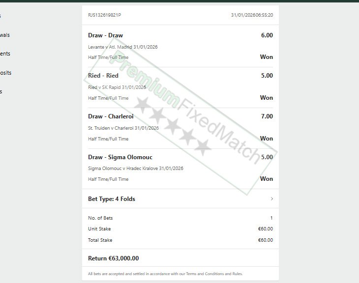 Fixed Match 100% Sure